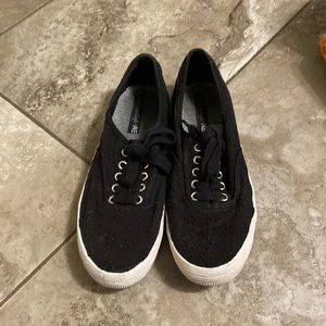 Lacy keds look alikes slip ons